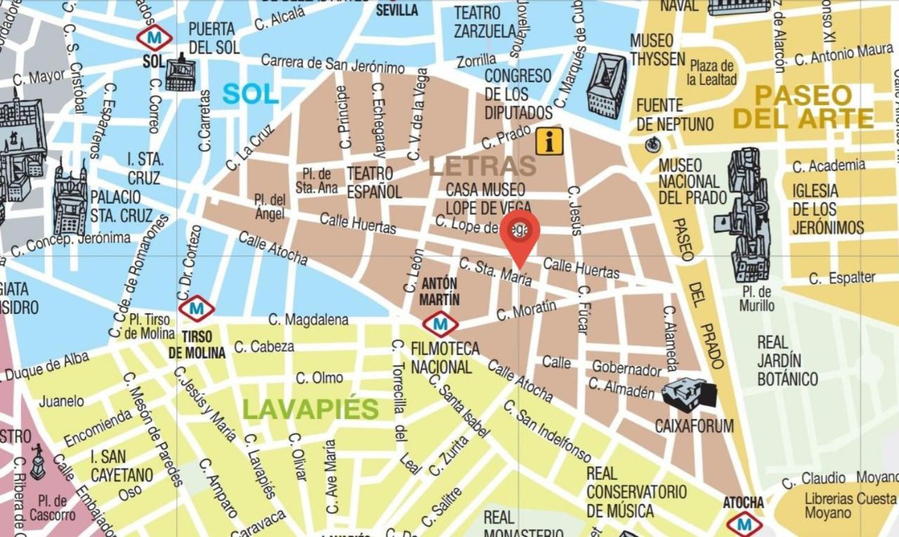 Habitacion Privada En El Centro De Madrid Dış mekan fotoğraf
